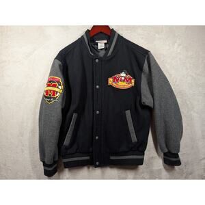 Vintage Disneyland Mickey Championship Style Wool Blend Varsity Jacket Sz Small